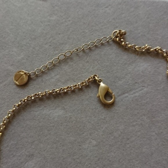 Talbots Multi Color Lucite Bezel Stones Goldtone Necklace - Picture 4 of 8